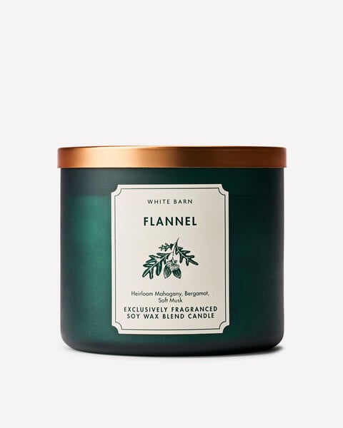 Flannel 3-Wick Candle