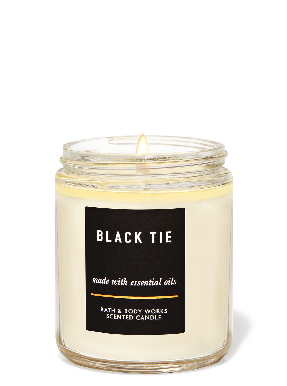 Black Tie Single Wick Candle Bath Body Works