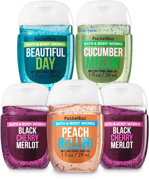 Hand Sanitizers 5 Pack Bath Body Works