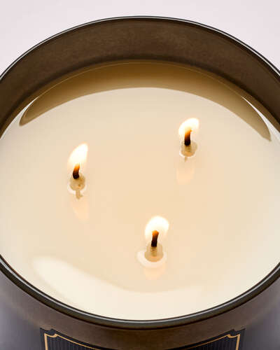 Mahogany Teakwood 3-Wick Candle