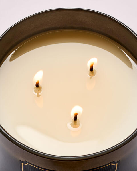 Mahogany Teakwood 3-Wick Candle