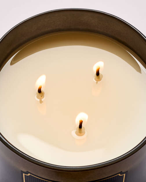 Mahogany Teakwood 3-Wick Candle