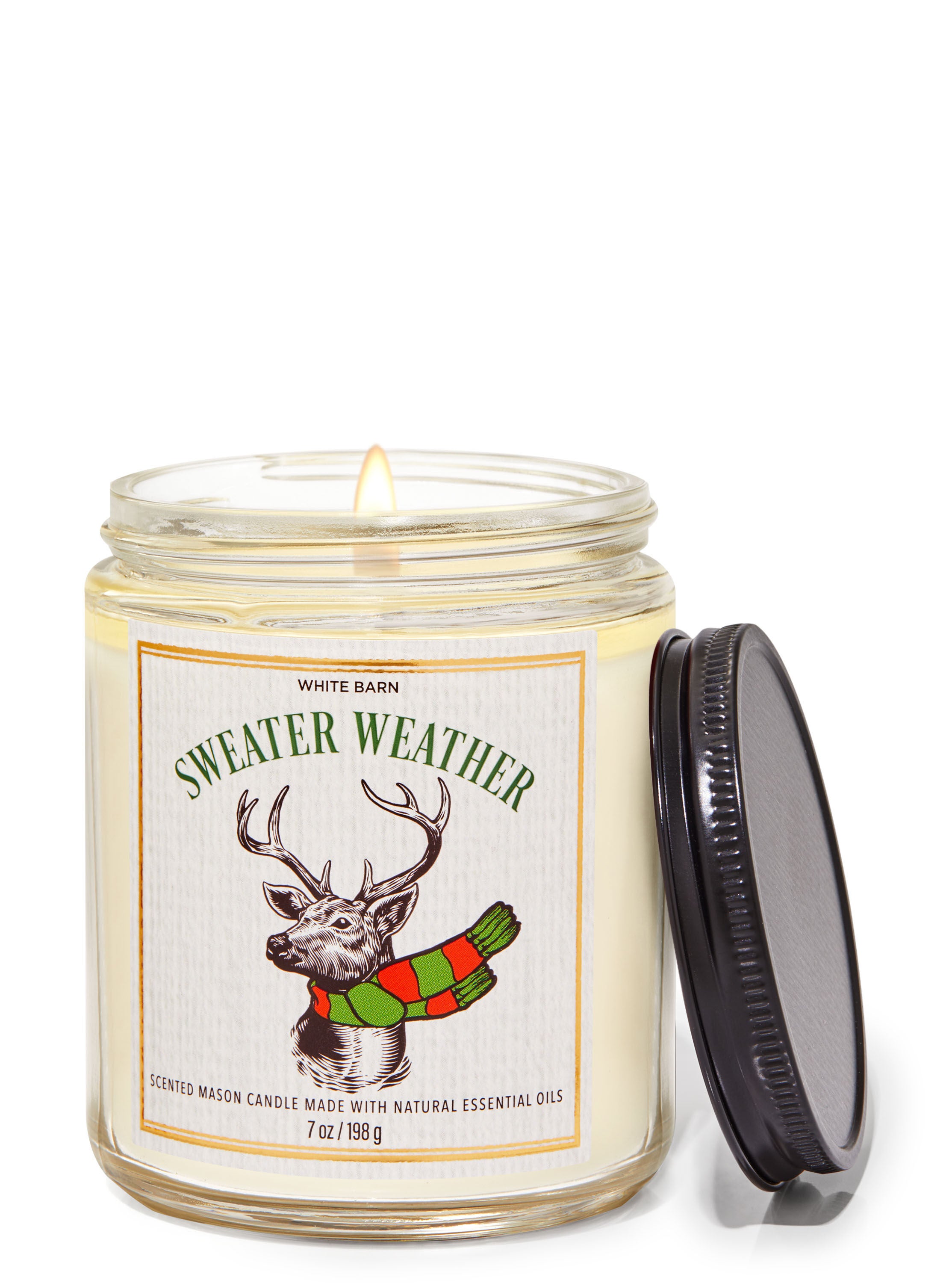 Sweater Weather Mason Single Wick Candle