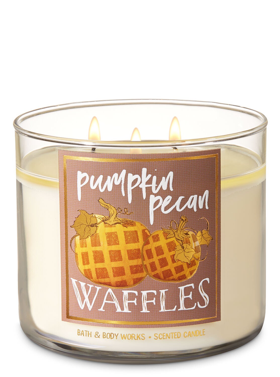 Pumpkin Pecan Waffles 3-Wick Candle - Bath And Body Works