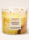 Mahogany Coconut 3-Wick Candle