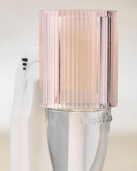Champagne Sparkly Fluted Scent Control™ Nightlight Wallflowers Fragrance Plug