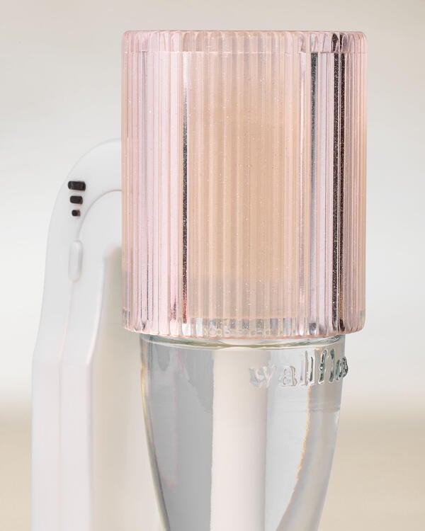 Champagne Sparkly Fluted Scent Control™ Nightlight Wallflowers Fragrance Plug