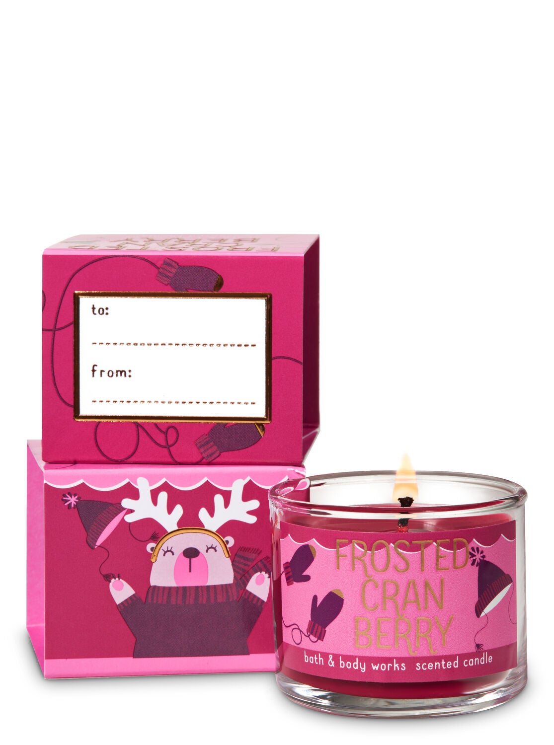 Frosted Cranberry Mini Candle - Bath And Body Works