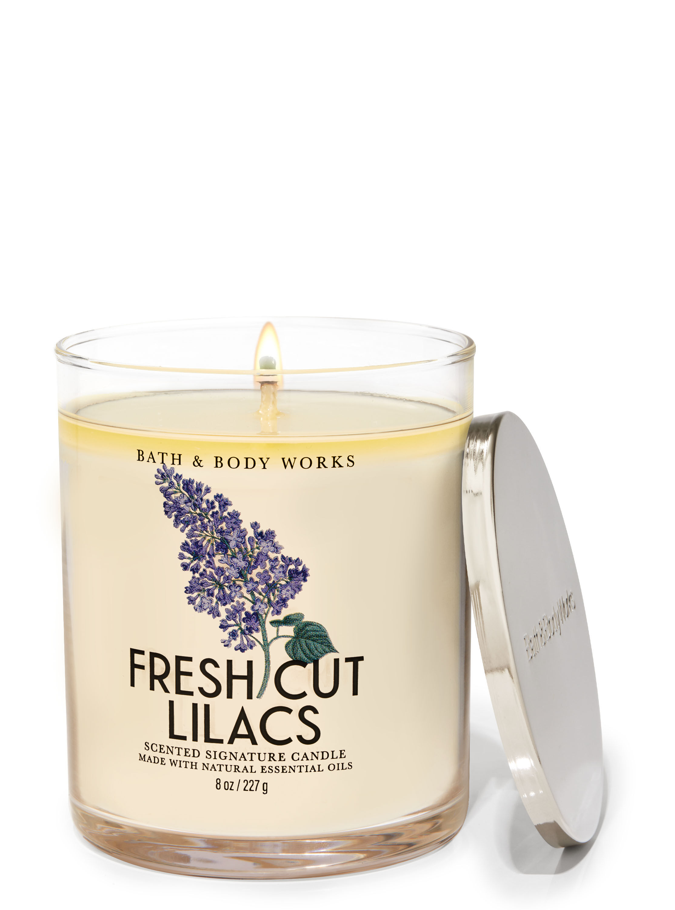 Fresh Cut Lilacs Signature Single Wick Candle