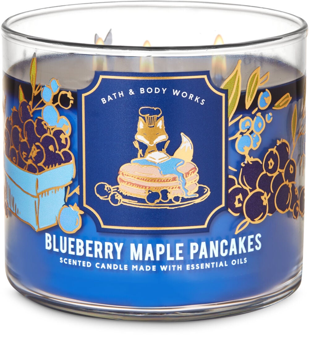 Blueberry Maple Pancakes 3-Wick Candle