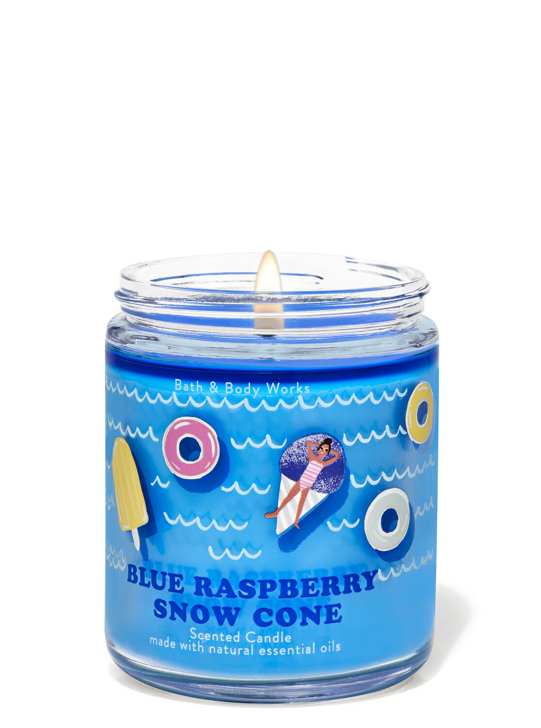 Bath & Body Works CHERRY SNOW CONE Large 3-Wick Candle 