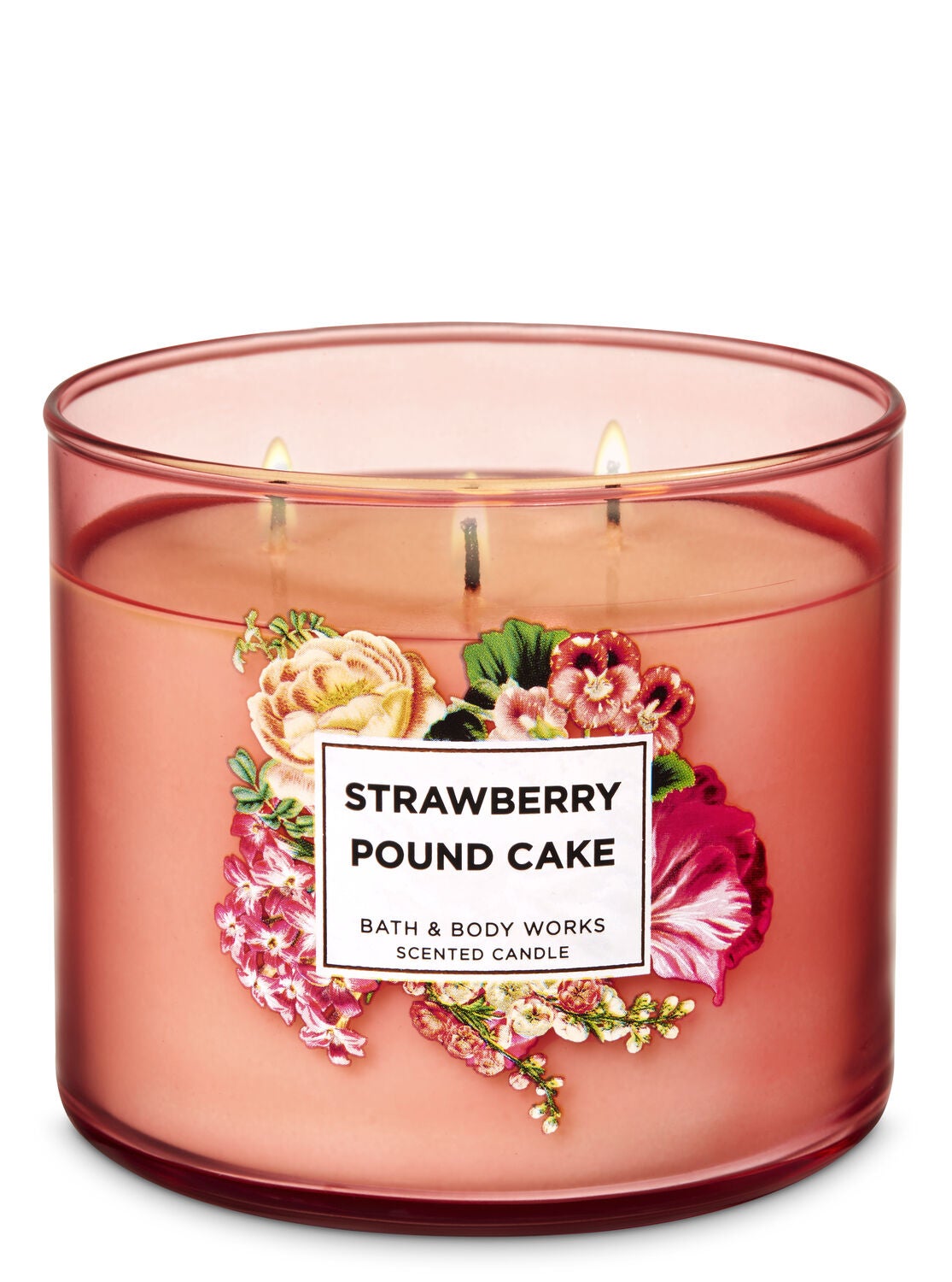 Strawberry Pound Cake 3-Wick Candle - Bath And Body Works