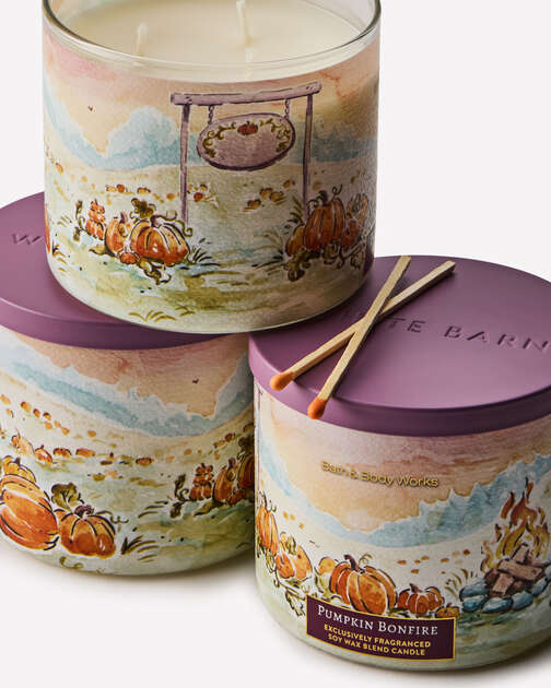 Pumpkin Bonfire 3-Wick Candle