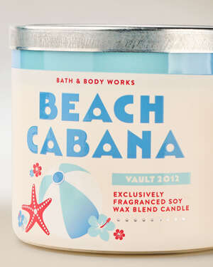 Beach Cabana 3-Wick Candle