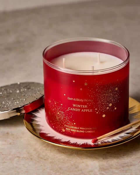 Winter Candy Apple 3-Wick Candle