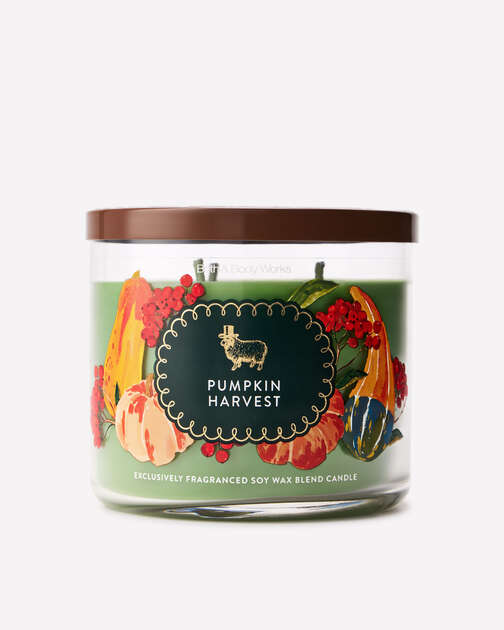 Pumpkin Harvest 3-Wick Candle