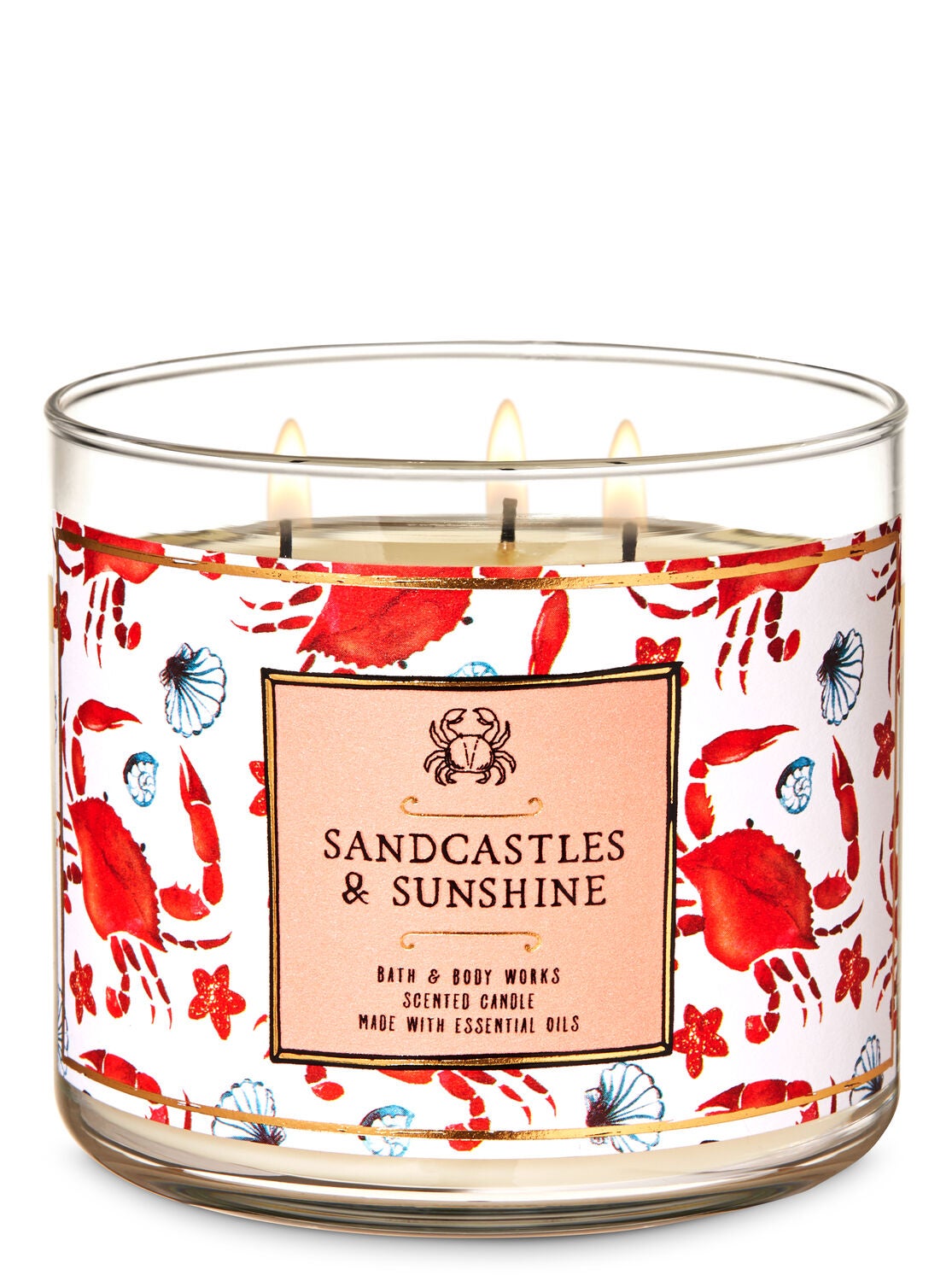 Sandcastles & Sunshine 3-Wick Candle - Bath And Body Works