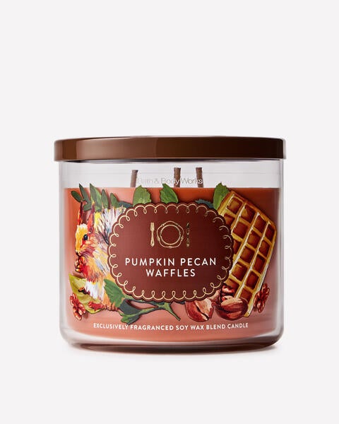 Pumpkin Pecan Waffles 3-Wick Candle
