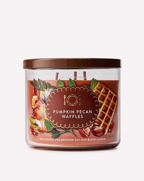 Pumpkin Pecan Waffles 3-Wick Candle