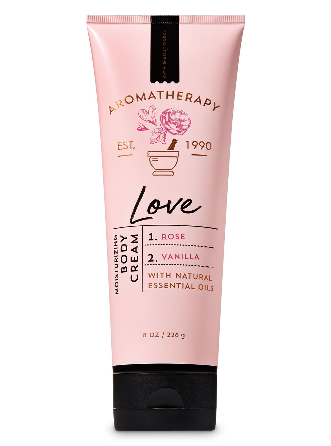 Rose Vanilla Body Cream Aromatherapy Bath Body Works
