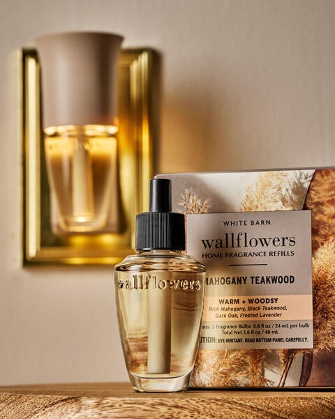 Mahogany Teakwood Wallflowers Refills 2-Pack