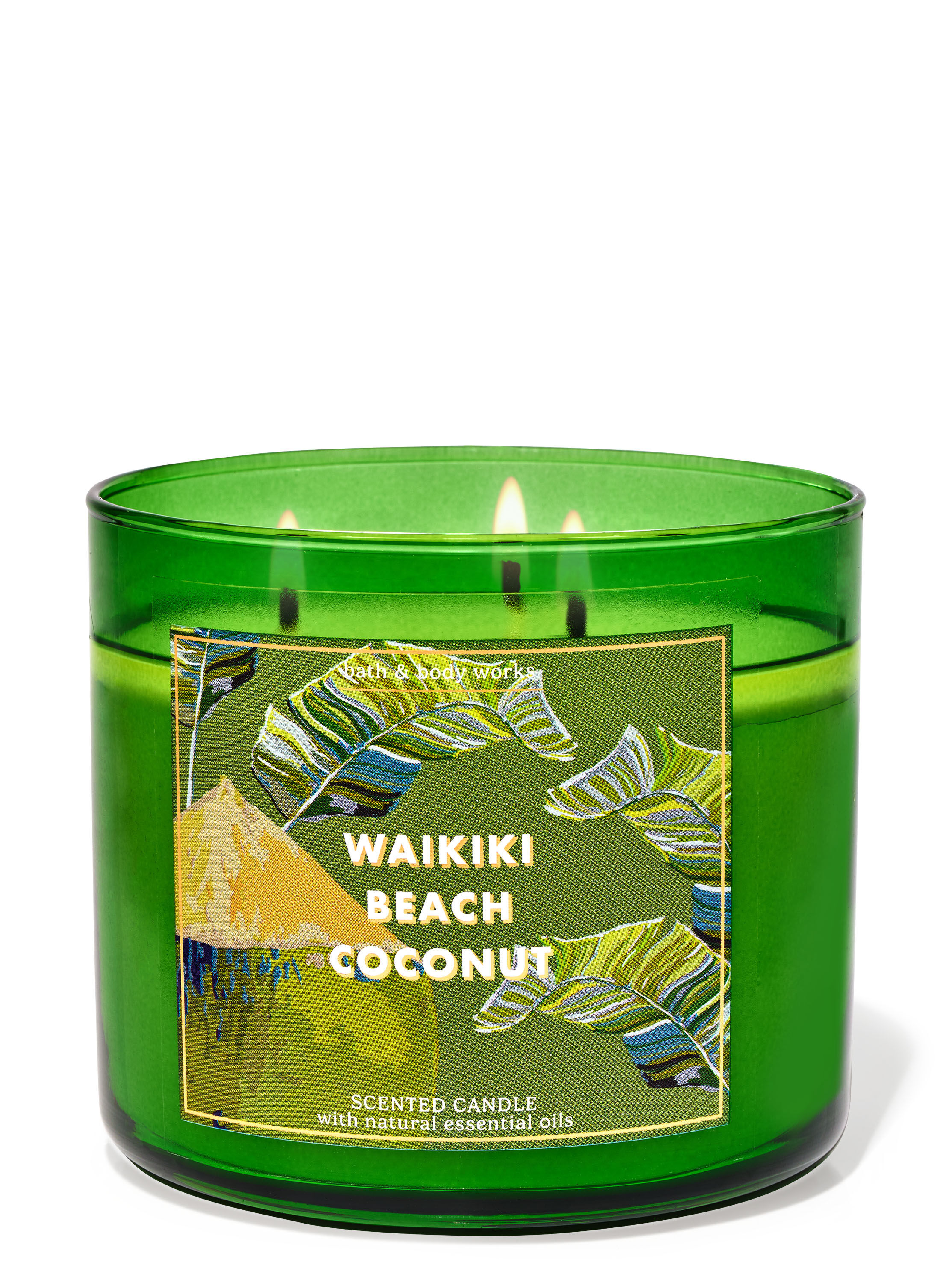 Waikiki Beach Coconut 3-Wick Candle
