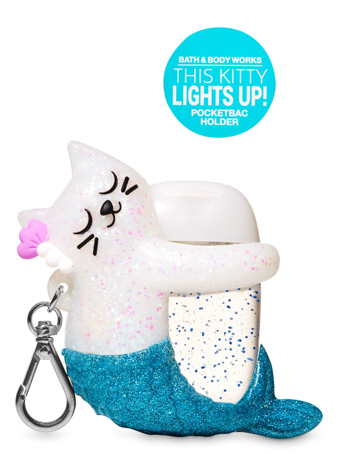 Kitty Mermaid Light Up Pocketbac Holder Bath Body Works