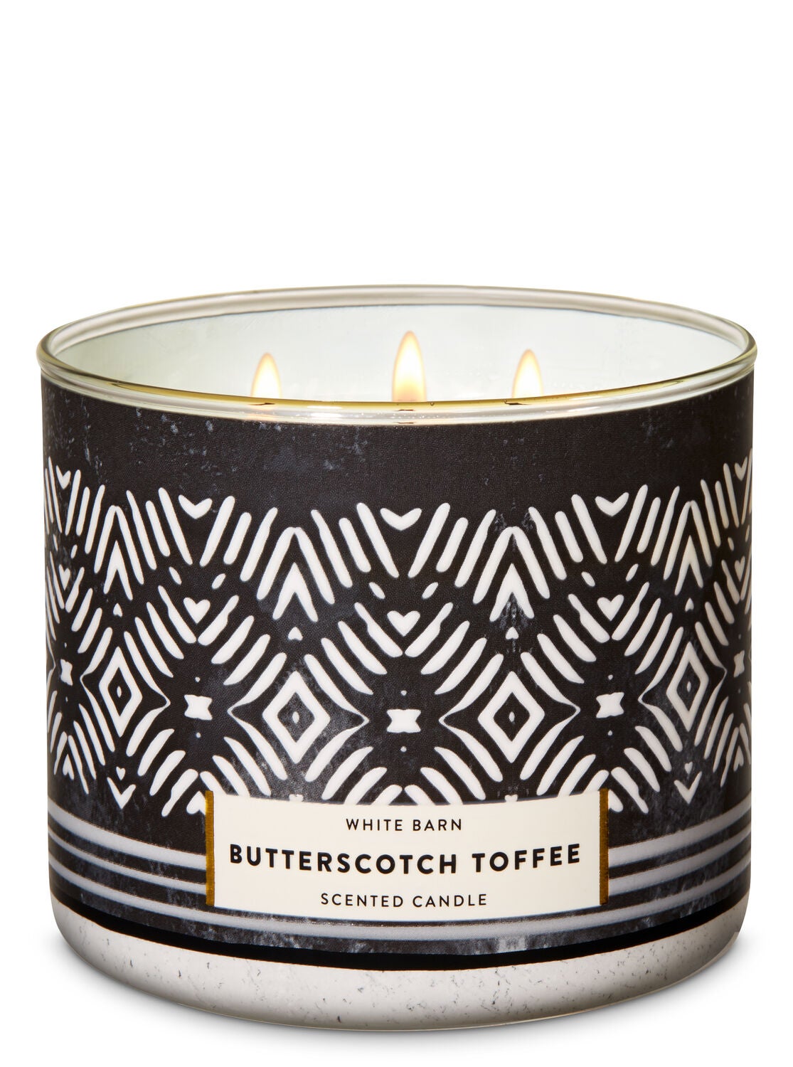 Butterscotch Toffee 3-Wick Candle - Bath And Body Works