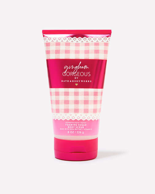 Gingham Gorgeous Foaming Sugar Body Scrub