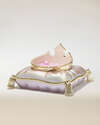 Aurora Crown Pedestal 3-Wick Candle Holder