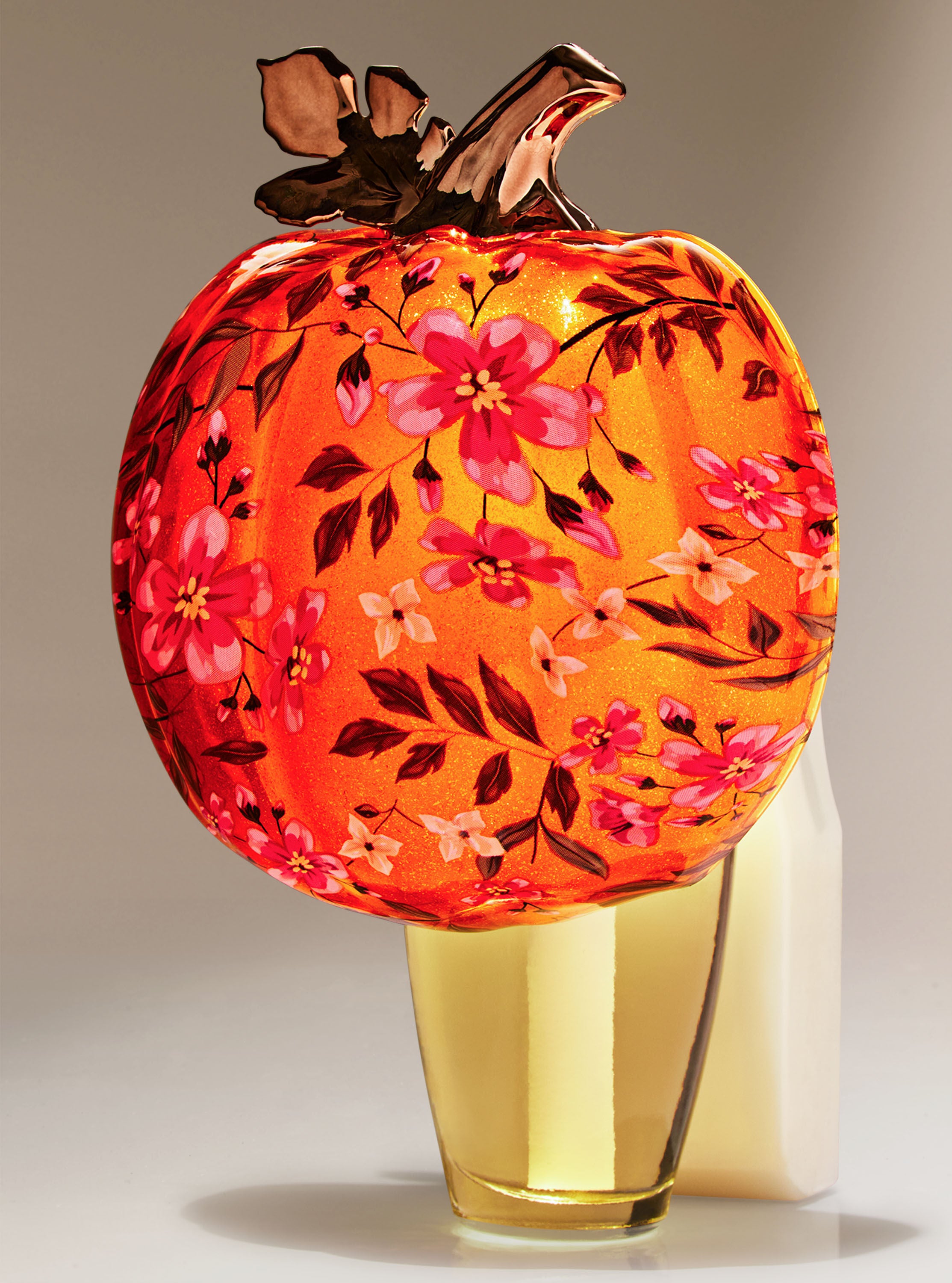 Floral Pumpkin Scent Control&trade; Nightlight Wallflowers Fragrance Plug