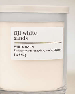 Fiji White Sands Single Wick Candle