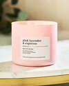 Pink Lavender & Espresso 3-Wick Candle