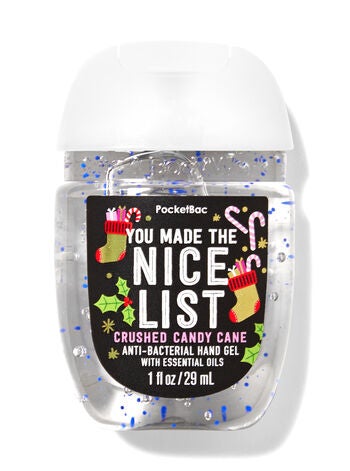 Crushed Candy Cane Pocketbac Hand Sanitizer Bath Body Works