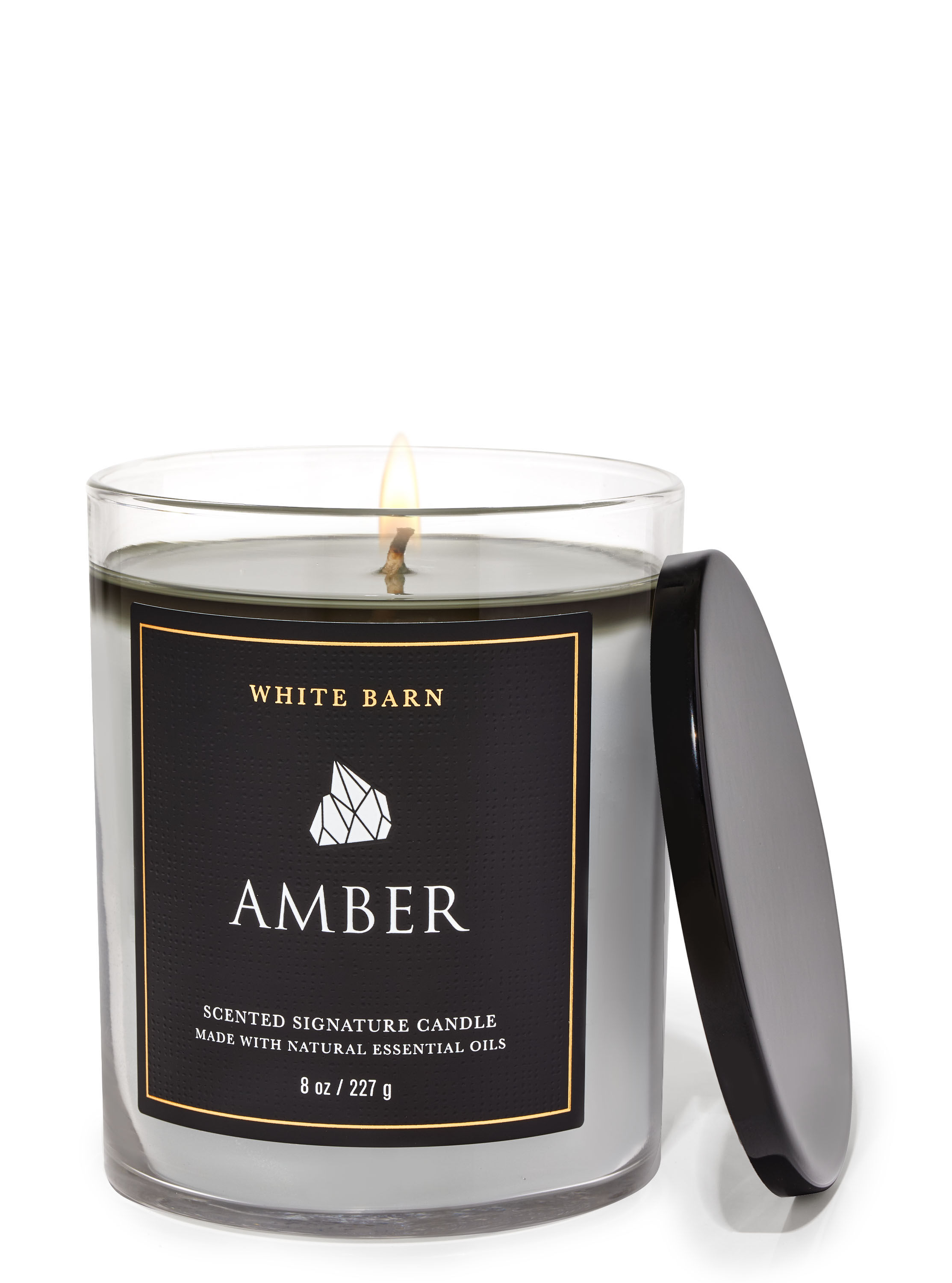 Amber Single Wick Candle