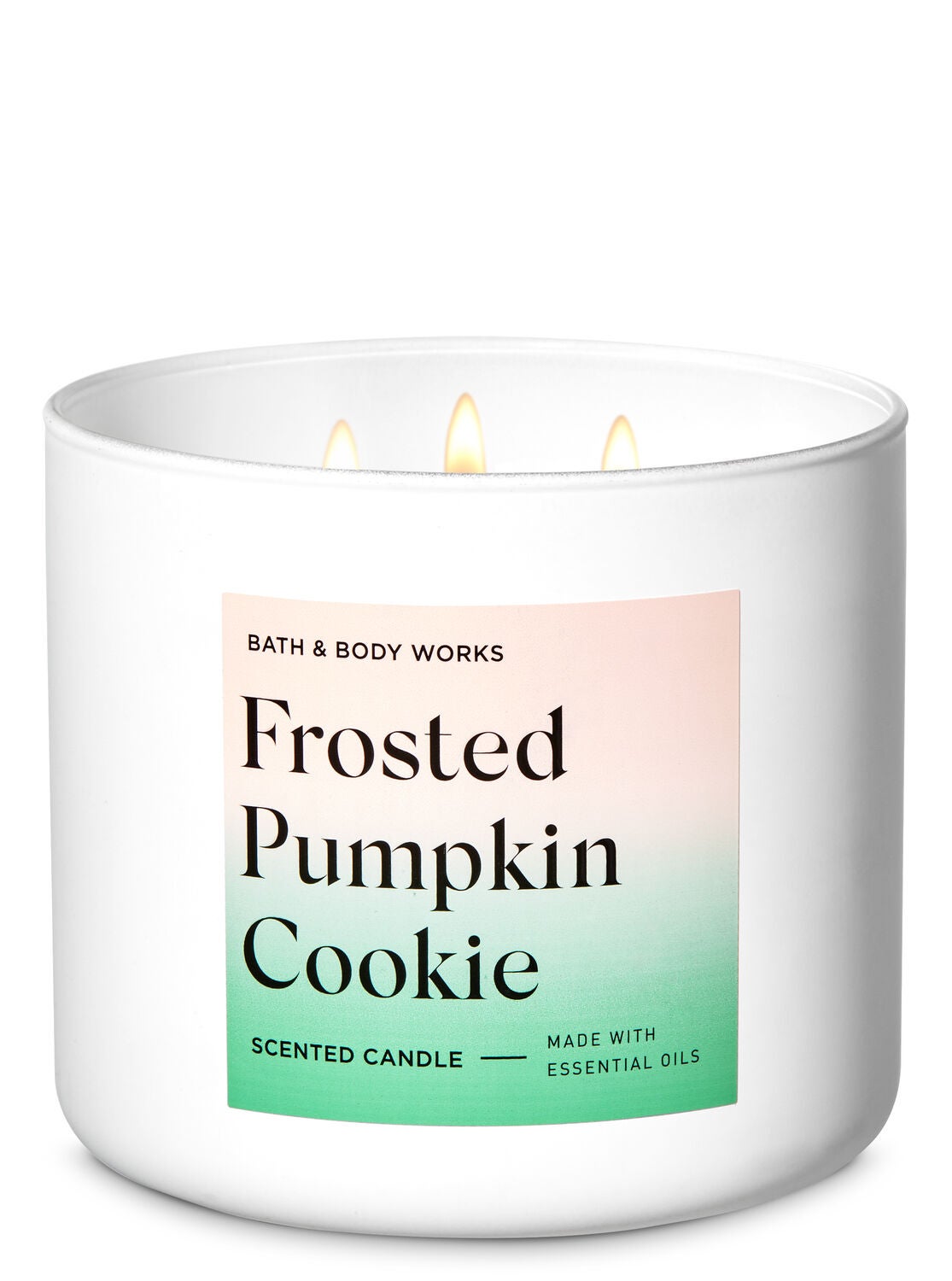Frosted Pumpkin Cookie 3-Wick Candle - Bath And Body Works