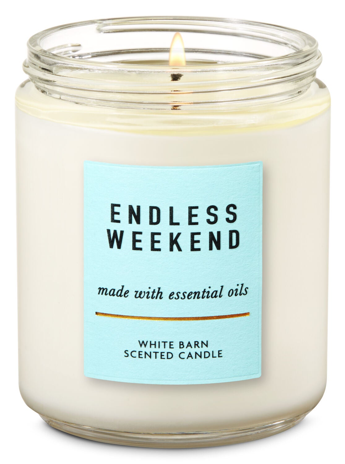 Endless Weekend Single Wick Candle - Bath And Body Works