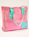 Pink Umbrella Tote Bag