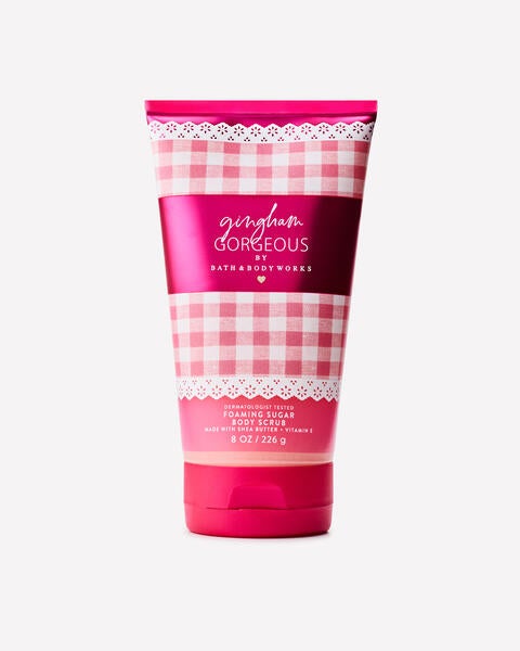 Gingham Gorgeous Foaming Sugar Body Scrub