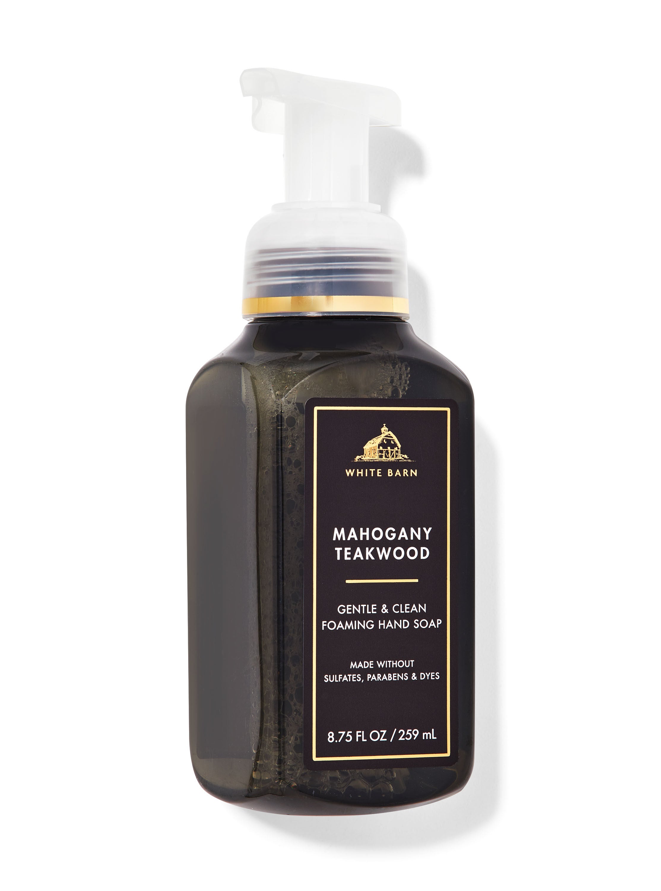 Mahogany Teakwood Gentle Clean Foaming Hand Soap Bath Body Works