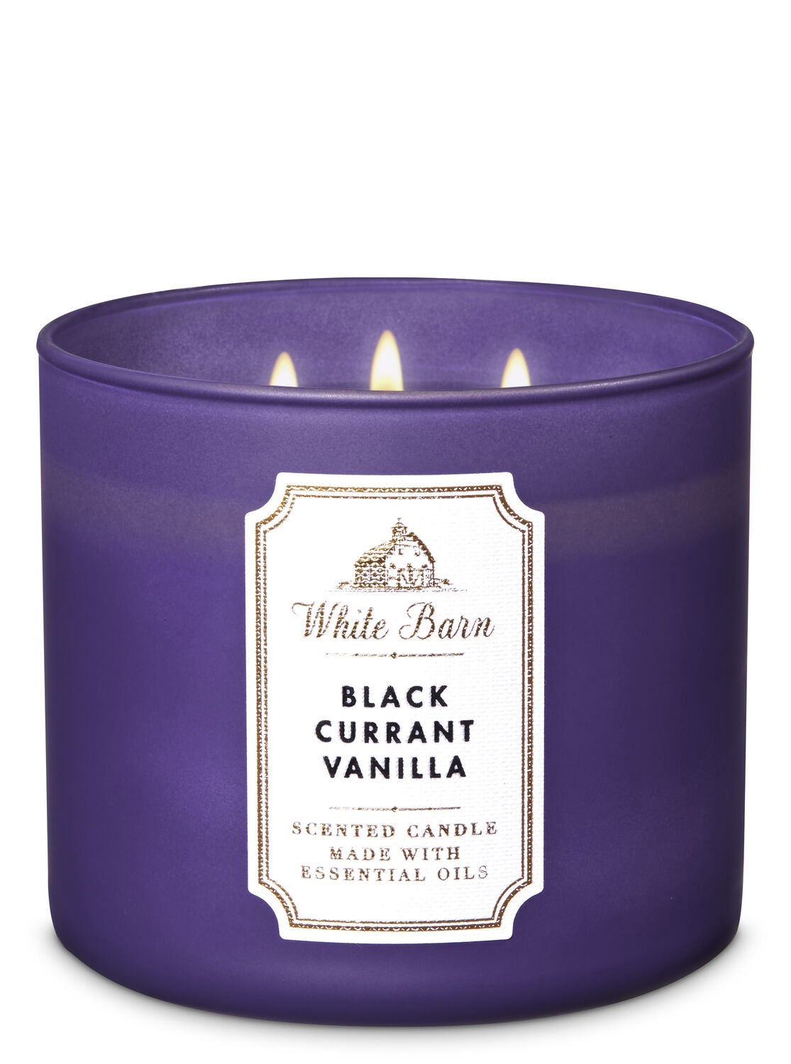 White Barn Black Currant Vanilla 3 Wick Candle