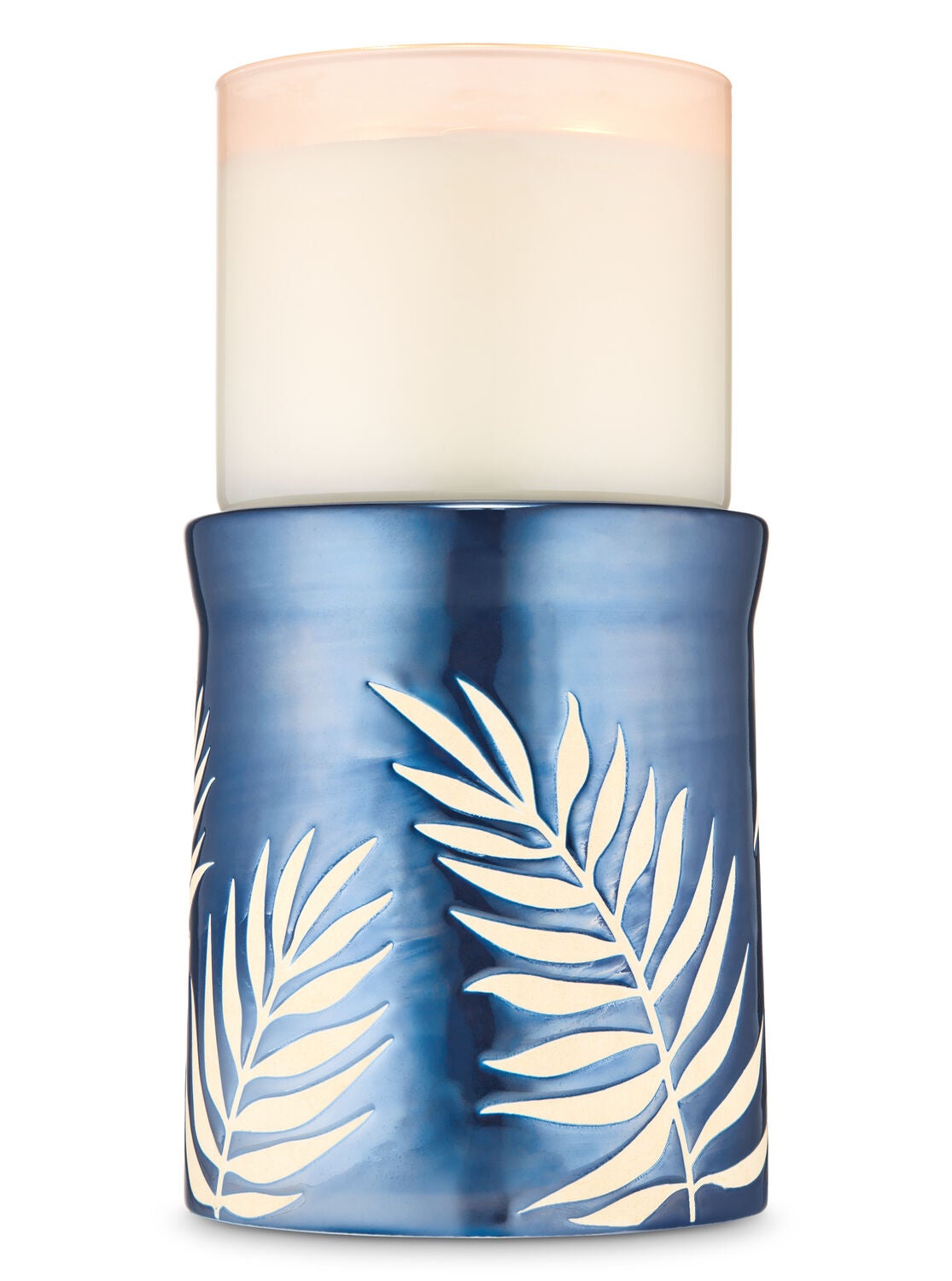 Palm Fronds Pedestal 3-Wick Candle Holder - Bath And Body Works