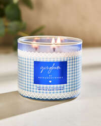 Gingham 3-Wick Candle