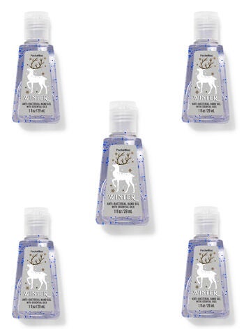 Winter PocketBac Hand Sanitizer, 5-Pack