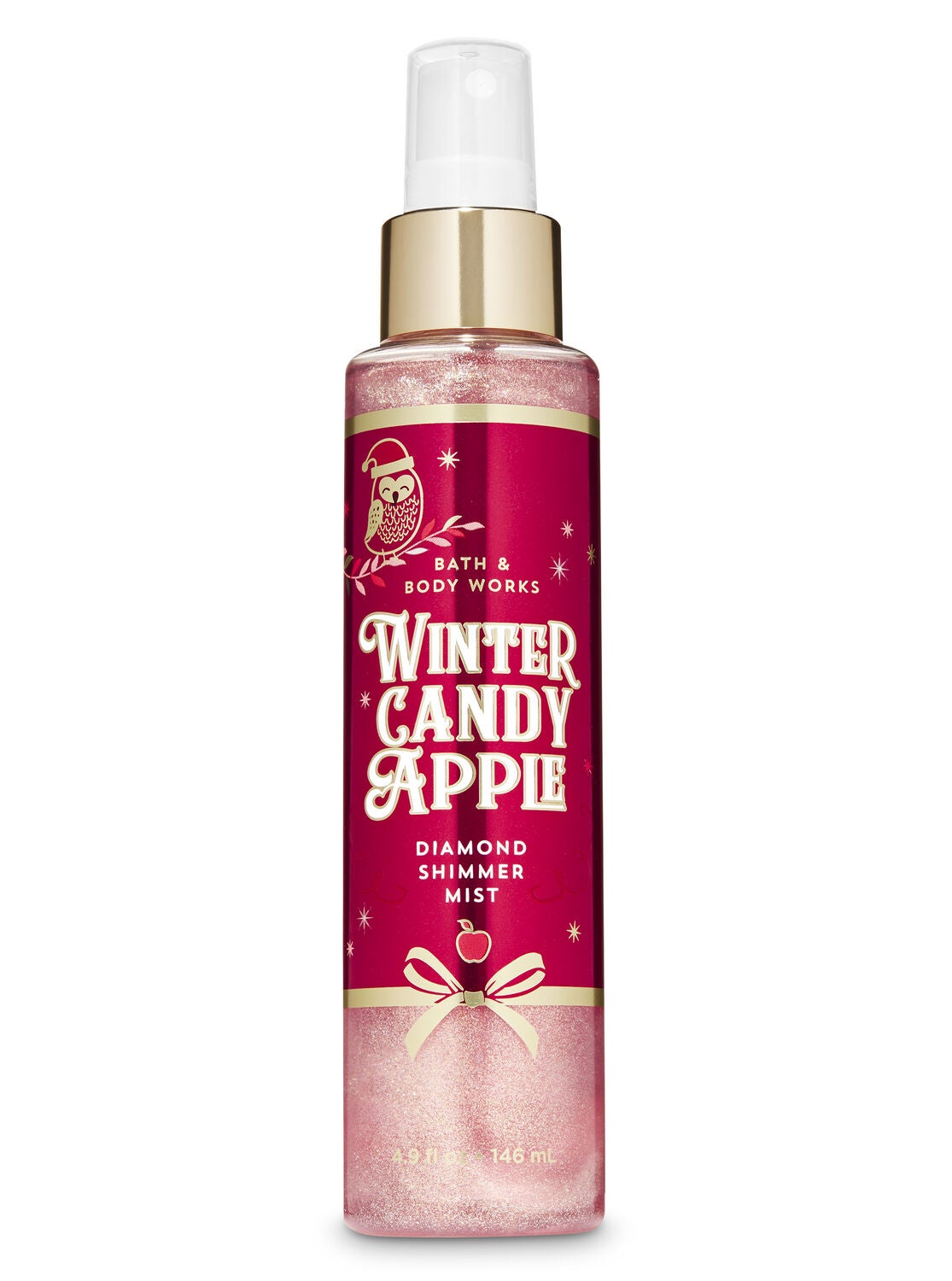 Winter Candy Apple Diamond Shimmer Mist - Bath And Body Works