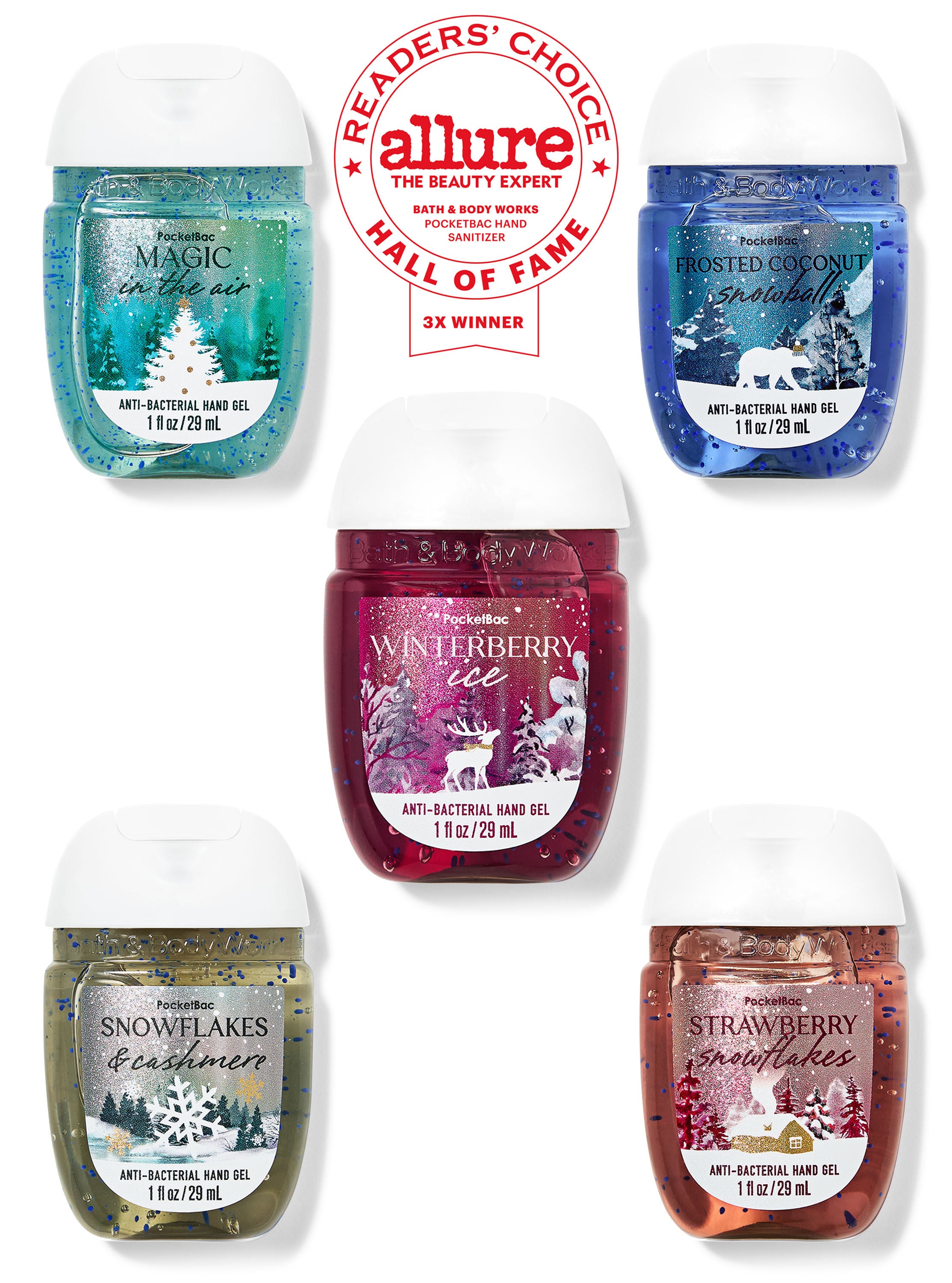 Polar Picks PocketBac Hand Sanitizers, 5-Pack