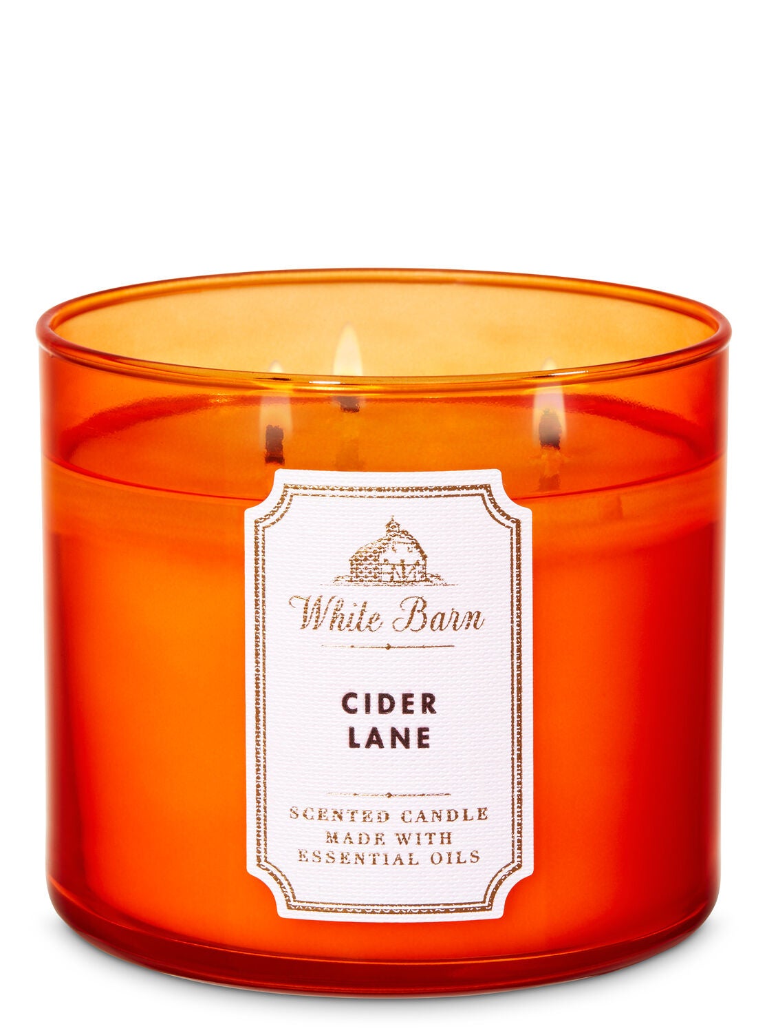 White Barn Cider Lane 3-Wick Candle - Bath And Body Works