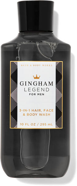 Gingham Legend 3-in-1 Hair, Face &amp;amp; Body Wash