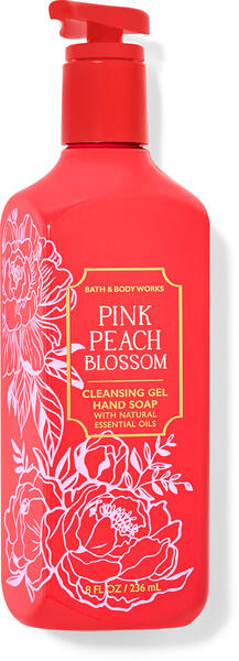 Pink Peach Blossom Cleansing Gel Hand Soap