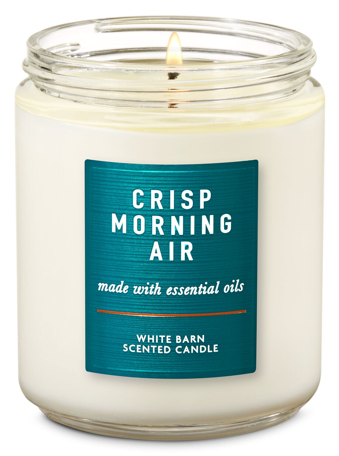 Crisp Morning Air Single Wick Candle - Bath And Body Works